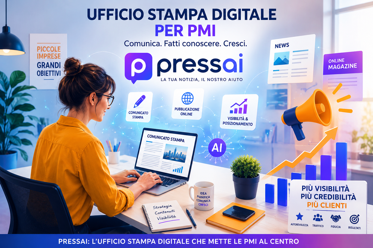 Ufficio stampa digitale per PMI: come Pressai cambia il marketing online delle piccole imprese